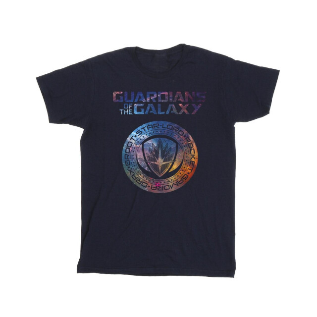 Li-cense Marvel heren guardians of the galaxy sterren vul logo t-shirt UTBI28438_navyblue large