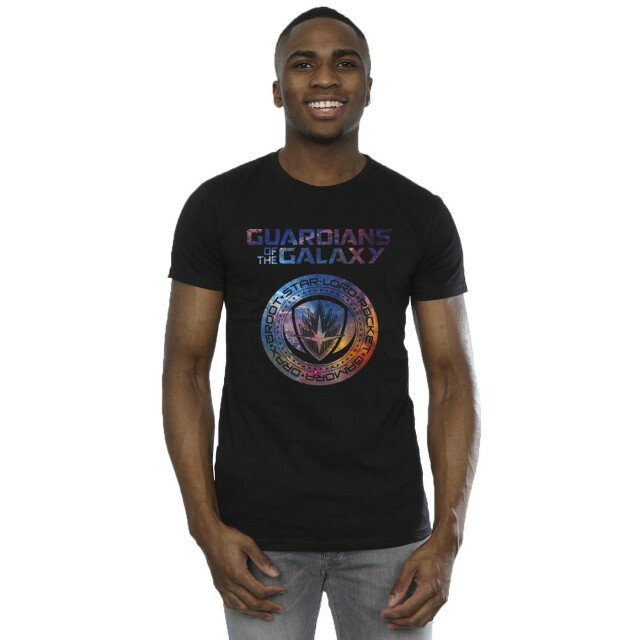 Li-cense Marvel heren guardians of the galaxy sterren vul logo t-shirt UTBI28438_black large