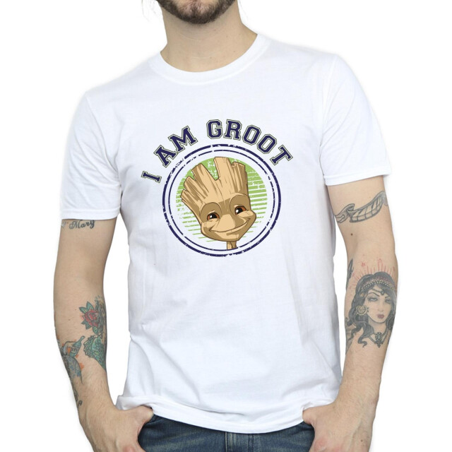 Li-cense Guardians of the galaxy heren groot varsity t-shirt UTBI28302_white large