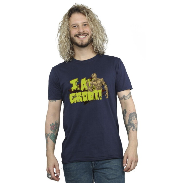 Li-cense Guardians of the galaxy heren ik ben groot t-shirt UTBI28281_navyblue large