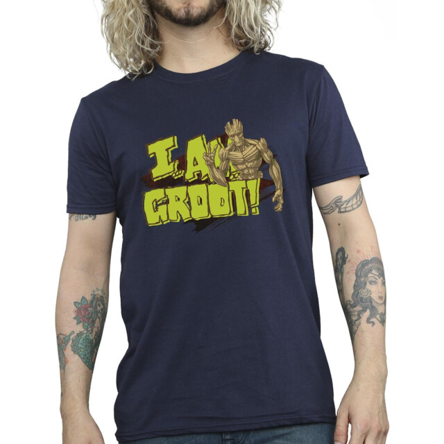 Li-cense Guardians of the galaxy heren ik ben groot t-shirt UTBI28281_navyblue large