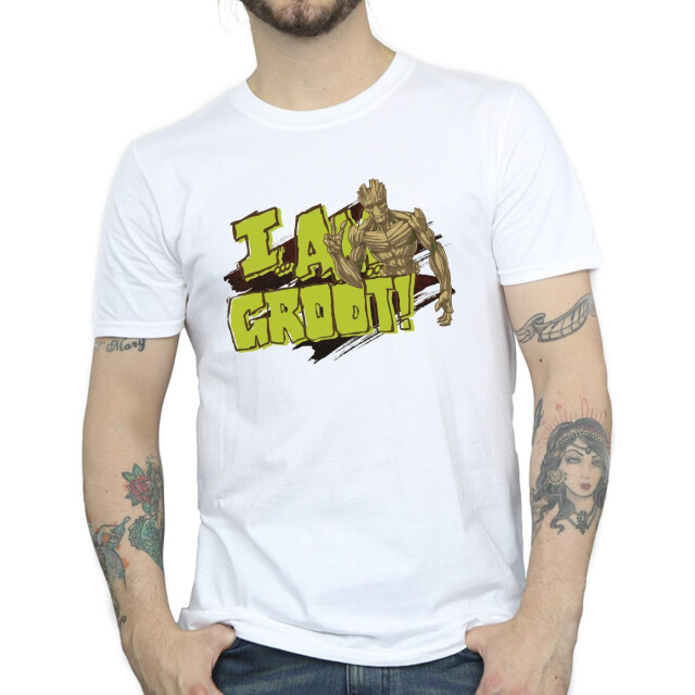 Li-cense Guardians of the galaxy heren ik ben groot t-shirt UTBI28281_white large
