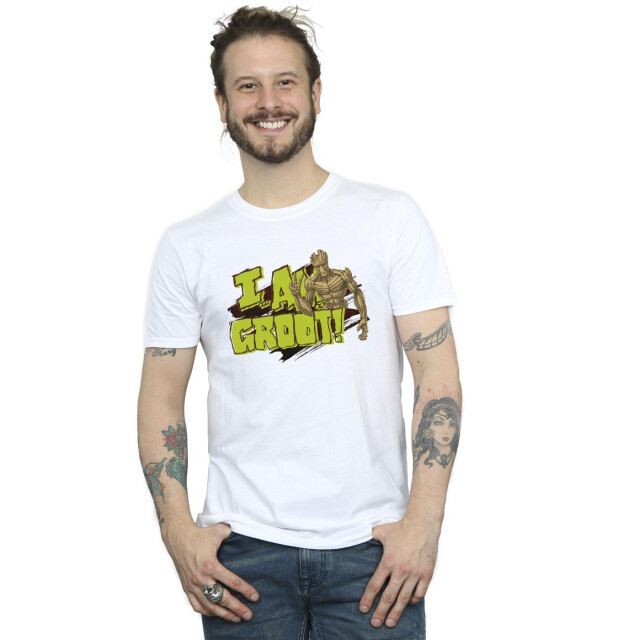 Li-cense Guardians of the galaxy heren ik ben groot t-shirt UTBI28281_white large