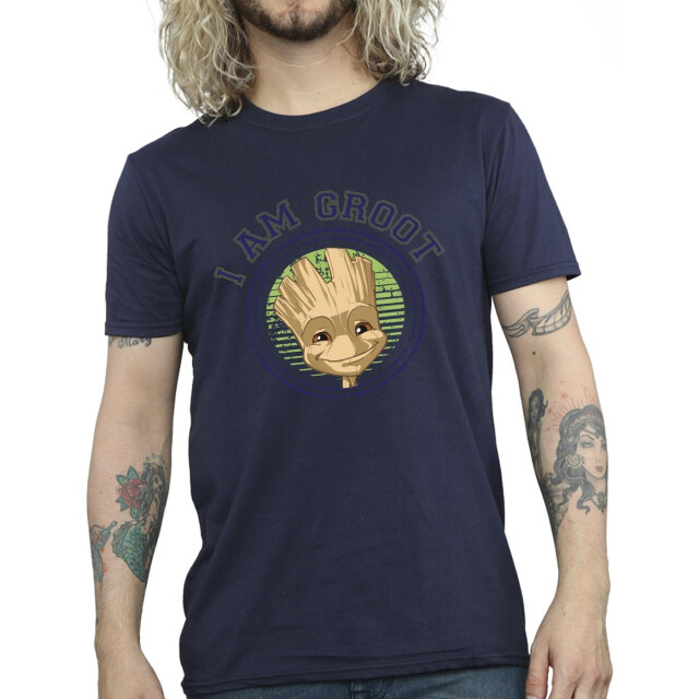Li-cense Guardians of the galaxy heren groot varsity t-shirt UTBI28302_navyblue large