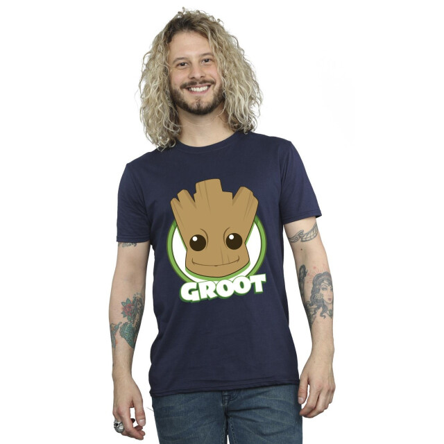 Li-cense Guardians of the galaxy heren groot badge t-shirt UTBI28257_navyblue large