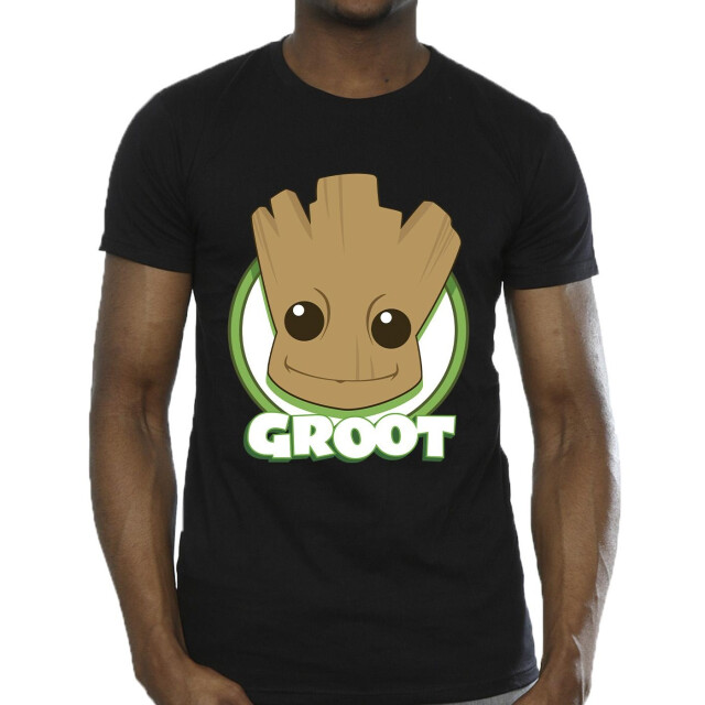 Li-cense Guardians of the galaxy heren groot badge t-shirt UTBI28257_black large