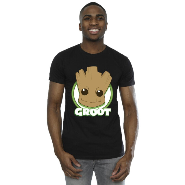 Li-cense Guardians of the galaxy heren groot badge t-shirt UTBI28257_black large