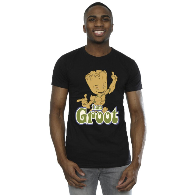 Li-cense Guardians of the galaxy heren groot dansend t-shirt UTBI28193_black large
