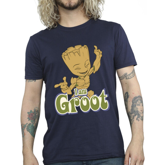 Li-cense Guardians of the galaxy heren groot dansend t-shirt UTBI28193_navyblue large