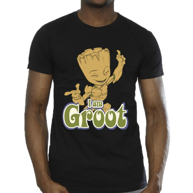 Li-cense Guardians of the galaxy heren groot dansend t-shirt UTBI28193_black large