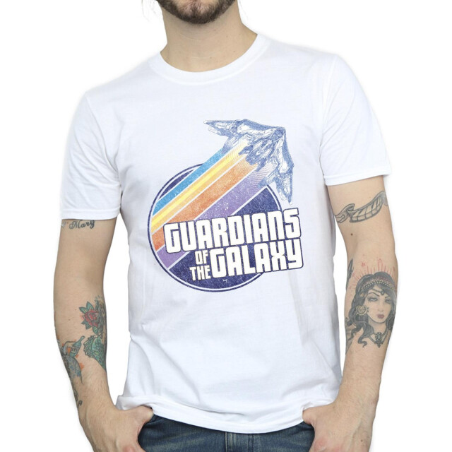 Li-cense Guardians of the galaxy heren badge raket t-shirt UTBI28153_white large