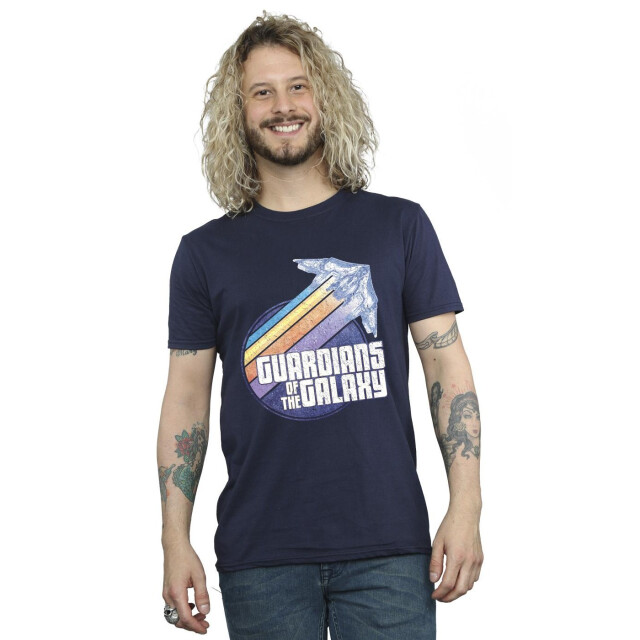 Li-cense Guardians of the galaxy heren badge raket t-shirt UTBI28153_navyblue large