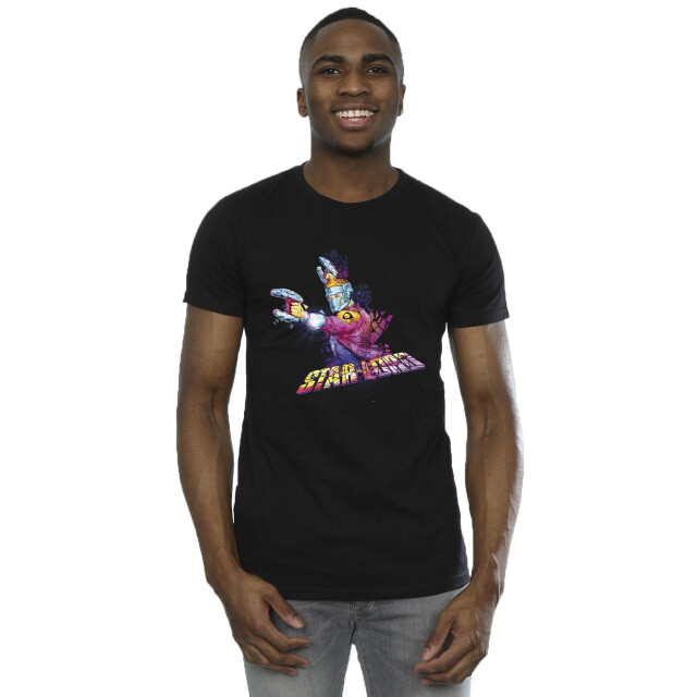 Li-cense Marvel heren guardians of the galaxy abstract star lord t-shirt UTBI28120_black large