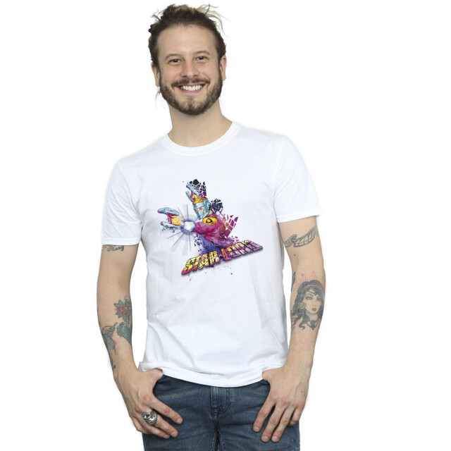 Li-cense Marvel heren guardians of the galaxy abstract star lord t-shirt UTBI28120_white large