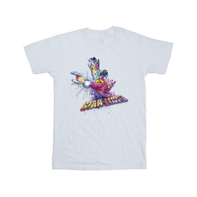 Li-cense Marvel heren guardians of the galaxy abstract star lord t-shirt UTBI28120_white large