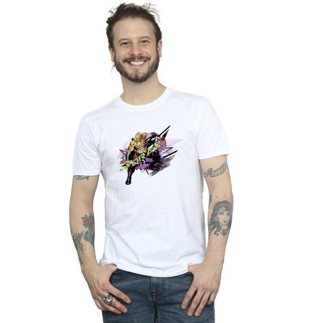 Li-cense Marvel heren guardians of the galaxy abstract drax t-shirt UTBI28100_white large