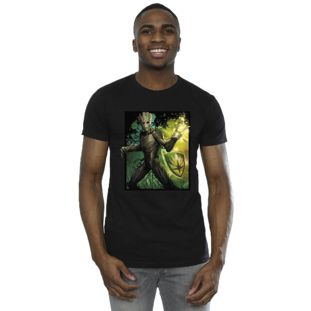 Li-cense Marvel heren guardians of the galaxy groot forest energy t-shirt UTBI28030_black large