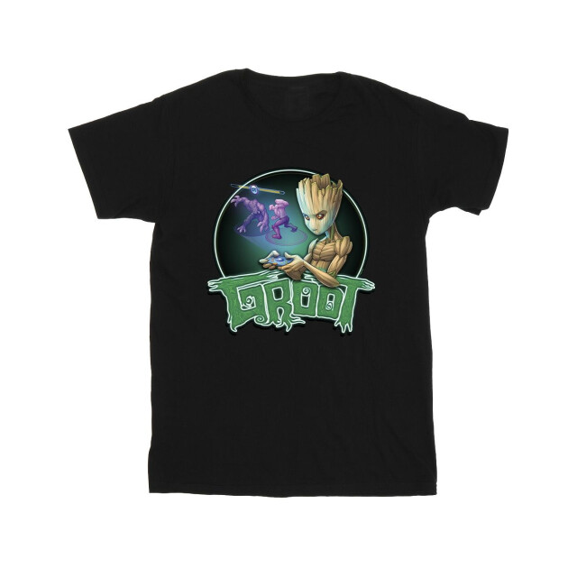 Li-cense Marvel heren guardians of the galaxy groot gaming ring t-shirt UTBI27986_black large