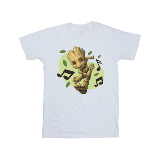 Li-cense Marvel heren guardians of the galaxy groot muzieknoten t-shirt UTBI27884_white large
