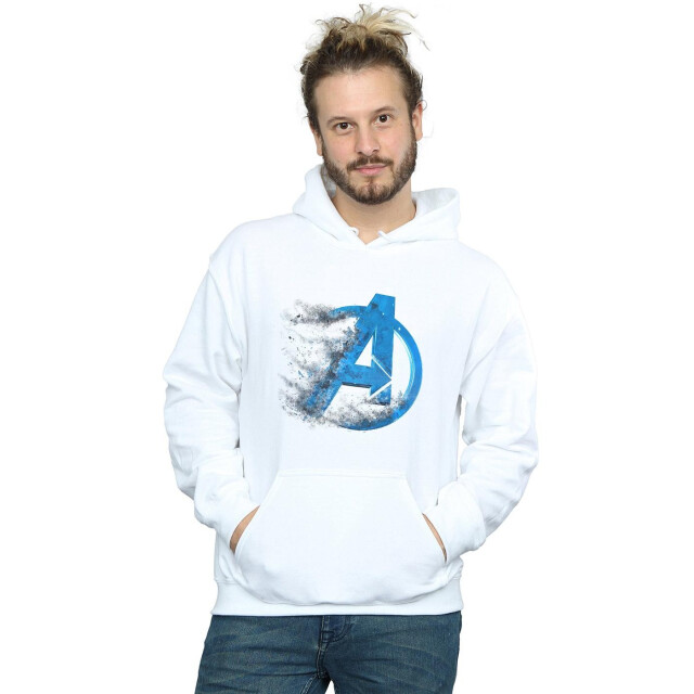 Li-cense Marvel heren avengers endgame stof logo hoodie UTBI2797_white large
