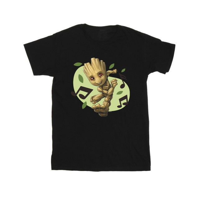 Li-cense Marvel heren guardians of the galaxy groot muzieknoten t-shirt UTBI27884_black large