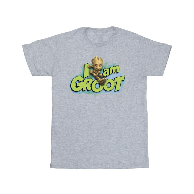Li-cense Marvel meisjes guardians of the galaxy ik ben groot springende katoenen t-shirt UTBI19983_sportsgrey large