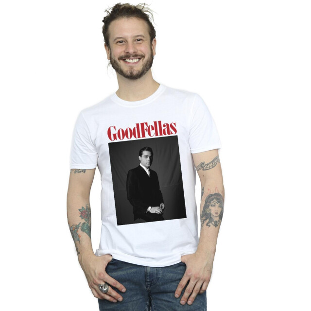 Li-cense Goodfellas heren zwart karakter t-shirt UTBI27774_white large