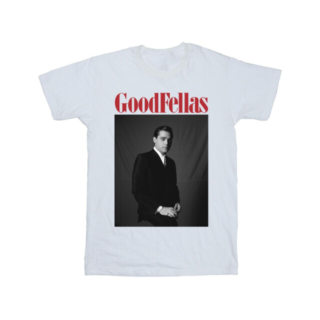 Li-cense Goodfellas heren zwart karakter t-shirt UTBI27774_white large