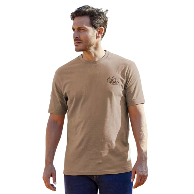 Atlas For Men Heren t-shirt met ronde hals (set van 4) UTAF1751_yellowtaupeblackterracotta large