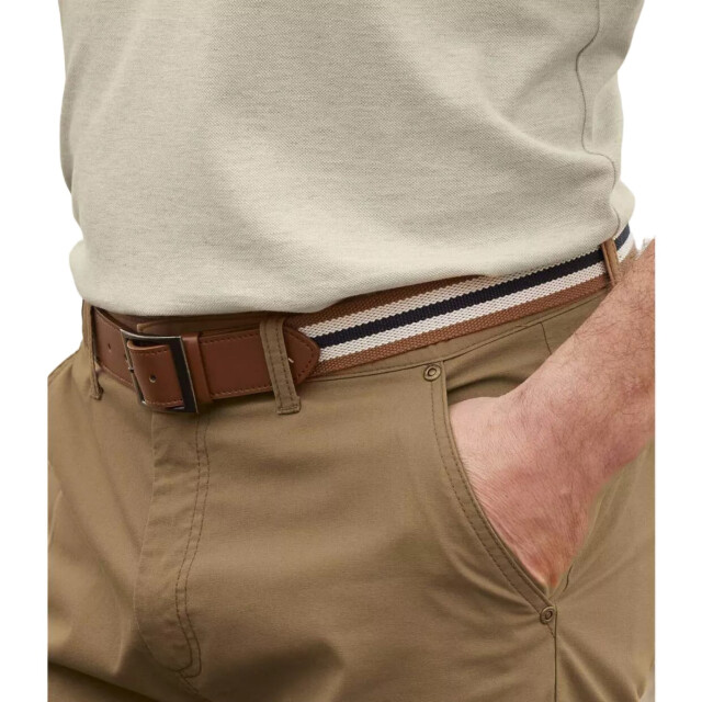 Atlas For Men Heren gestreepte verborgen zak tailleriem UTAF1015_brownwhite large