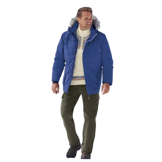 Atlas For Men Heren corduroy cargo broek met elastische taille UTAF1718_khakigreen large