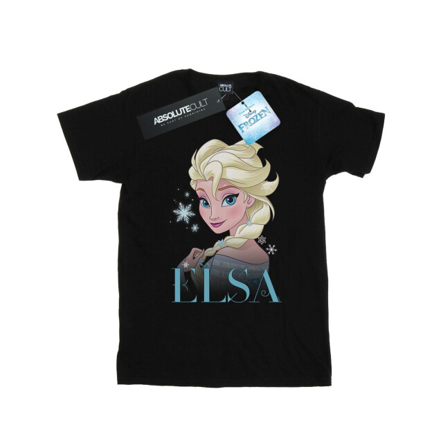 Li-cense Disney heren frozen elsa sneeuwvlok portret t-shirt UTBI27349_black large