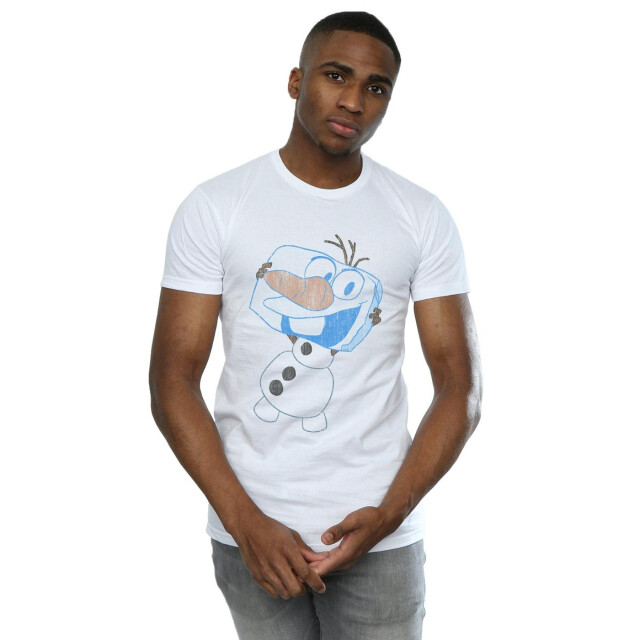 Li-cense Disney heren frozen olaf ijsblokjes t-shirt UTBI27372_white large