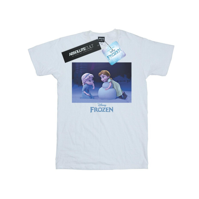 Li-cense Disney heren frozen bouw een sneeuwpop t-shirt UTBI27325_white large