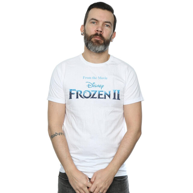 Li-cense Disney heren frozen 2 movie logo t-shirt UTBI27167_white large