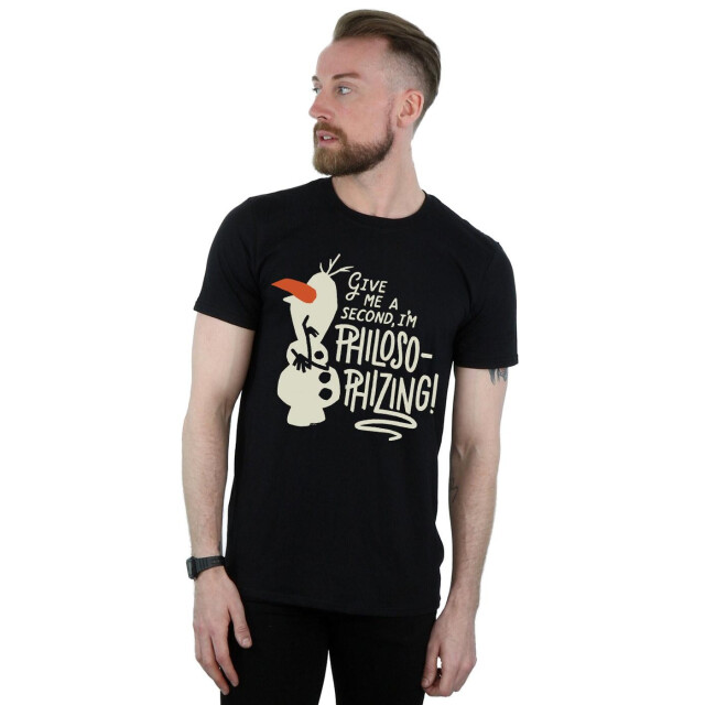 Li-cense Disney heren frozen 2 olaf filosoferend t-shirt UTBI26917_black large