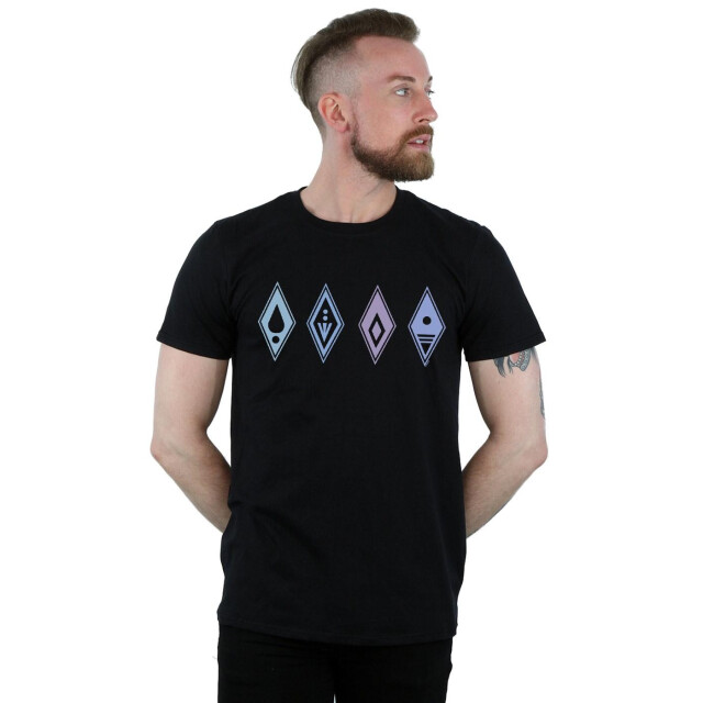 Li-cense Disney heren frozen 2 elementen symbolen t-shirt UTBI26878_black large