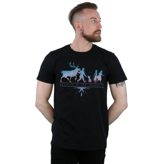 Li-cense Disney heren frozen 2 geloof in de reis silhouet t-shirt UTBI26792_black large