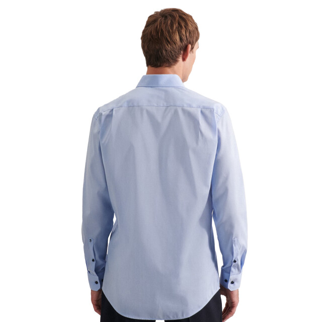 Seidensticker Heren 1/1 business kent kraag gevormd formeel overhemd UTFK2627_lightblue large