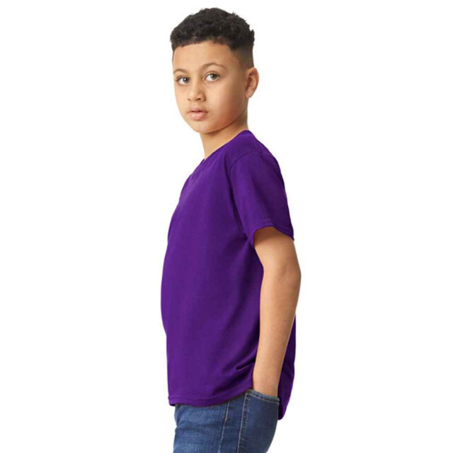 Gildan Kinder/kinder t-shirt van zwaar katoen UTLT2545_purple large