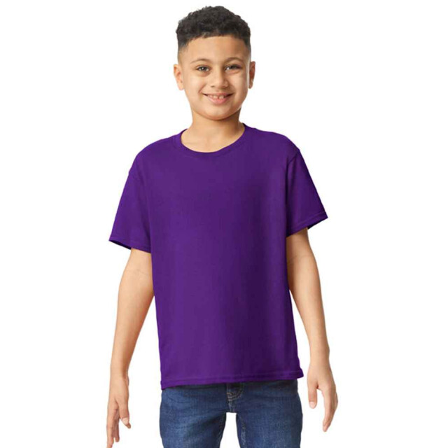 Gildan Kinder/kinder t-shirt van zwaar katoen UTLT2545_purple large