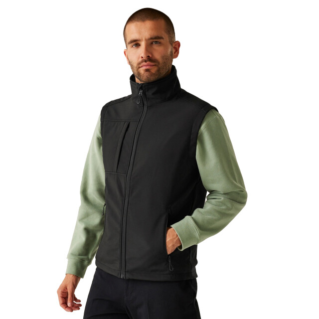 Regatta Heren octagon ii bedrukbaar gilet UTFK2631_blackblack large