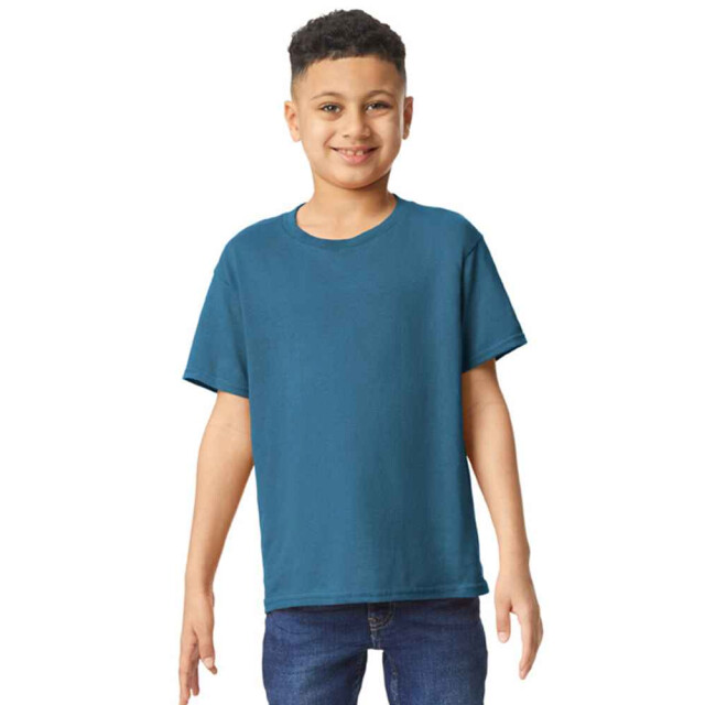 Gildan Kinder/kinder t-shirt van zwaar katoen UTLT2545_indigoblue large