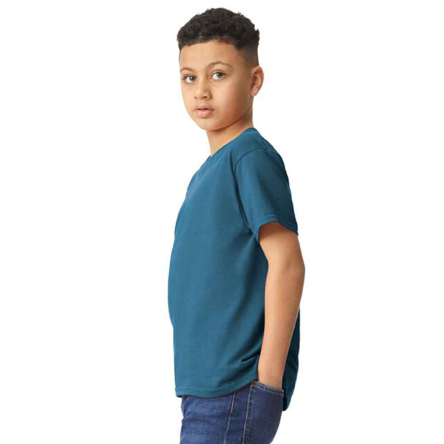 Gildan Kinder/kinder t-shirt van zwaar katoen UTLT2545_indigoblue large