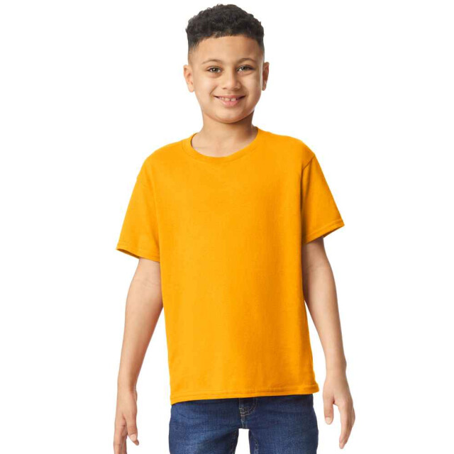 Gildan Kinder/kinder t-shirt van zwaar katoen UTLT2545_gold large