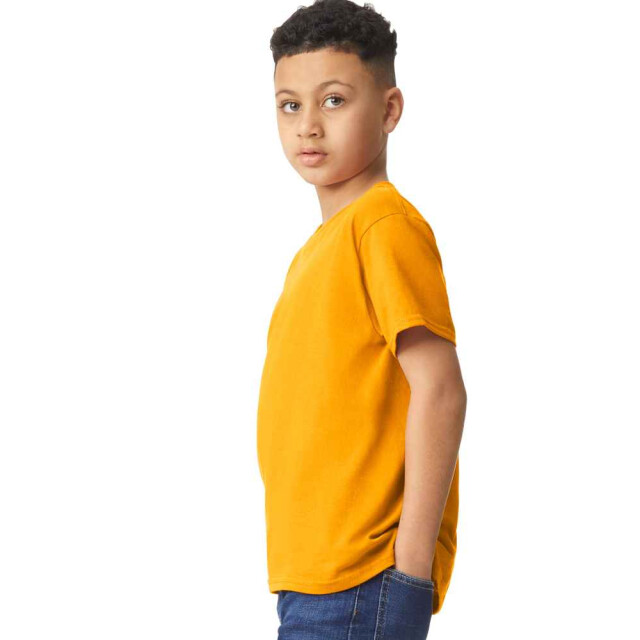 Gildan Kinder/kinder t-shirt van zwaar katoen UTLT2545_gold large