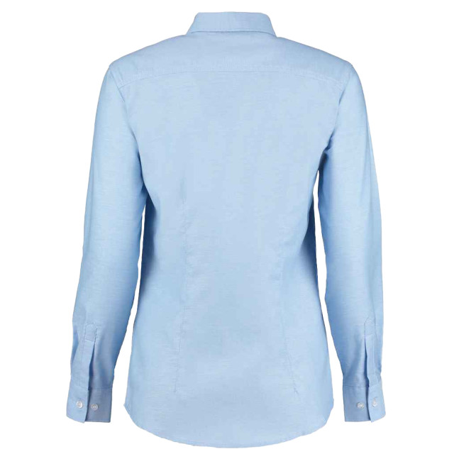 Kustom Kit Dames oxford getailleerde overhemd met lange mouwen UTLT4079_lightblue large