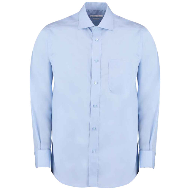 Kustom Kit Heren non-iron classic overhemd met lange mouwen UTLT4114_lightblue large