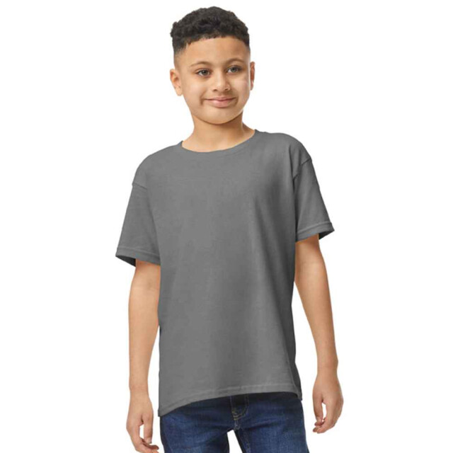 Gildan Kinder/kinder t-shirt van zwaar katoen UTLT2545_charcoalsolid large