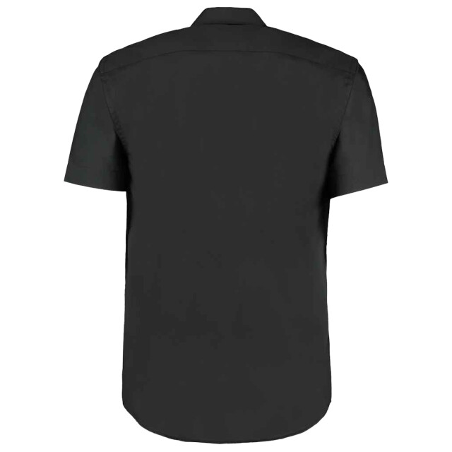 Kustom Kit Heren klassiek business shirt met korte mouwen UTLT4128_black large